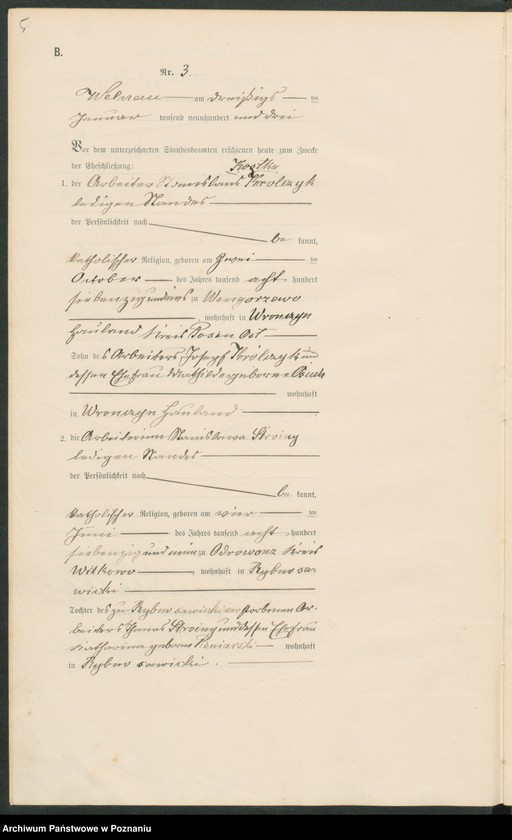 Obraz 8 z jednostki "Heiraths-Haupt-Register"