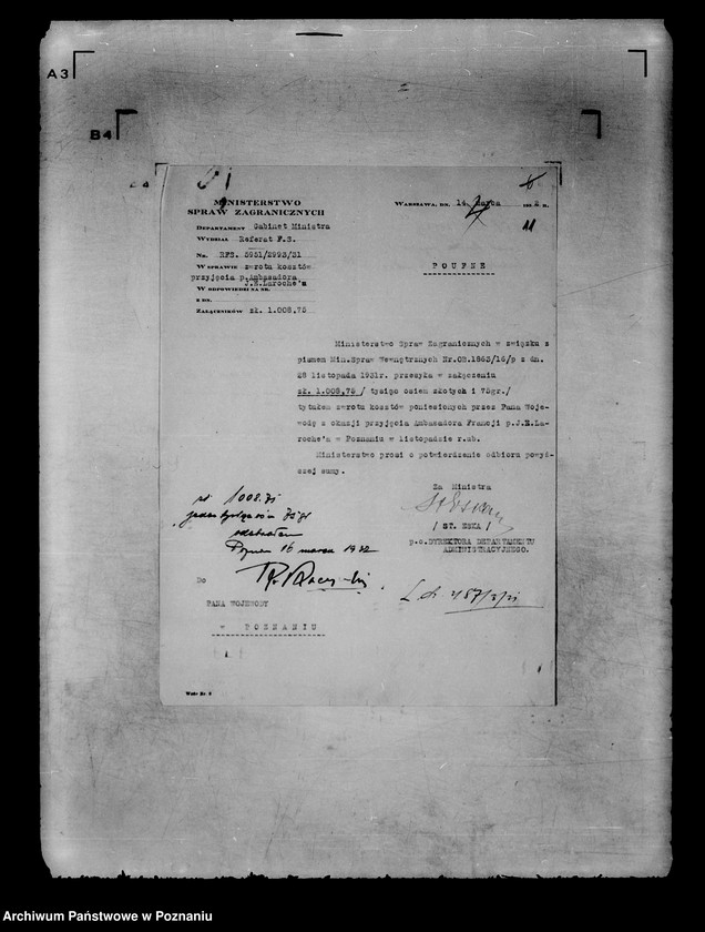 Obraz 14 z jednostki "Sprawy budżetowe /m.in.. Wydatki na cele reprezentacyjne/"