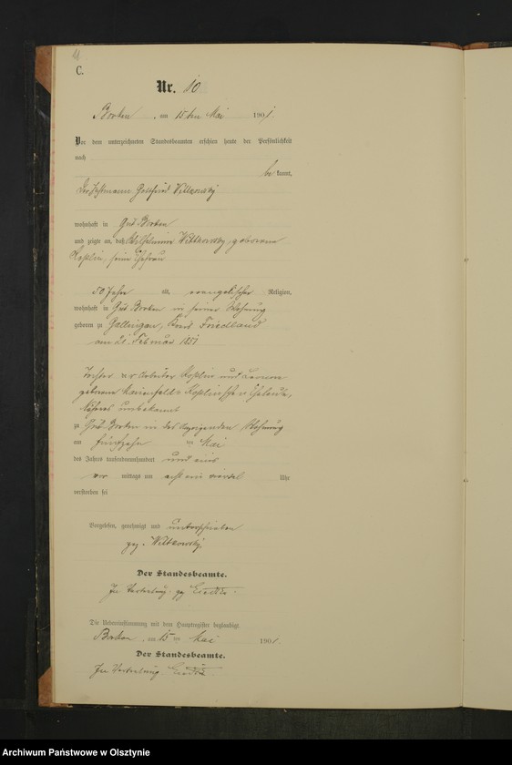 image.from.unit.number "Sterbe-Neben-Register Nr 1 - 28"