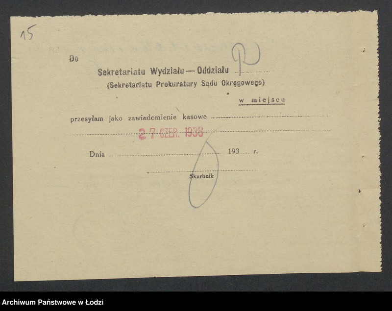 Obraz 17 z jednostki "Moszek Hersz Rozenwald, Lejb Erlich- sprzedaż odpadków włókienniczych"