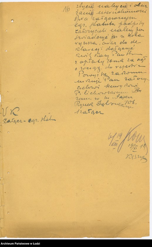 Obraz 19 z jednostki "Związek Zawodowy Rzemieślników Żydów w Łasku"