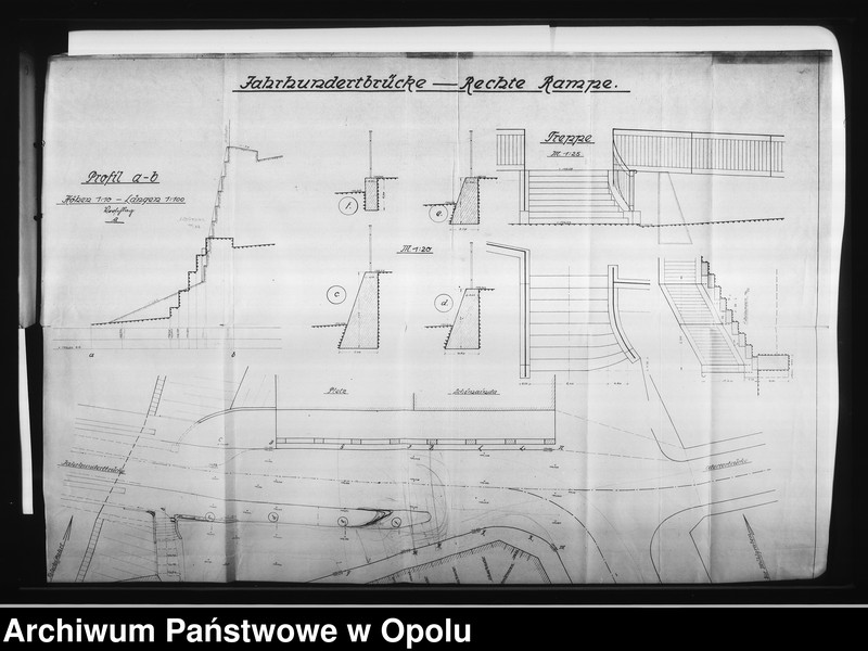 Obraz 15 z jednostki "[Budowa mostu "Stulecia" - Jahrhundertbrücke - korespondencja, rysunki techniczne]"