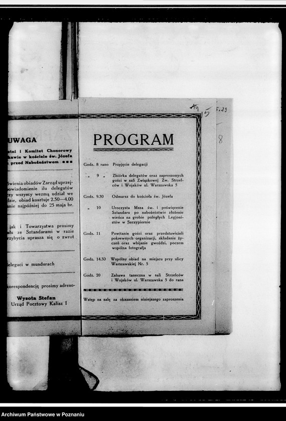 image.from.unit.number "Okólniki i korespondencja Zarządu Okręgowego"