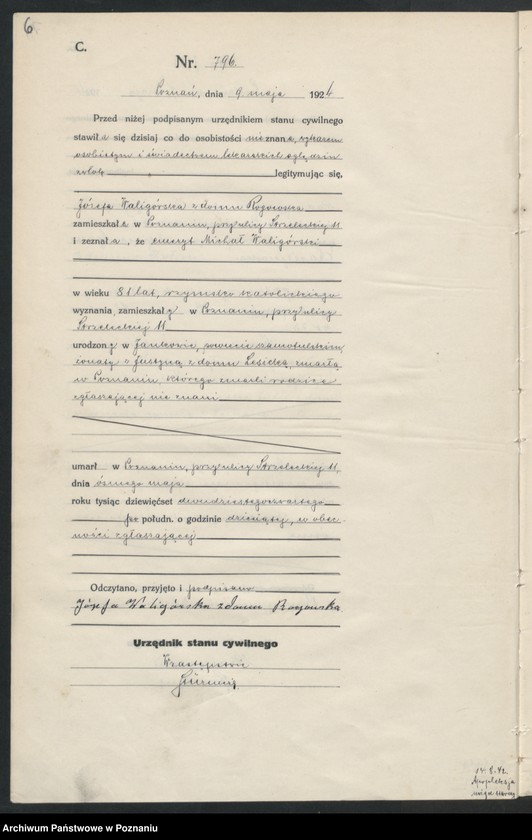 image.from.unit.number "Księga miejscowa zgonów tom II [Rejestr główny zgonów]"