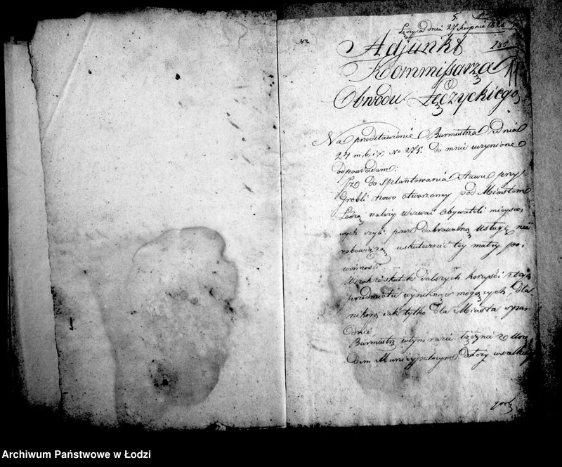 Obraz 12 z jednostki "Akta wybudowania śluzy przy foluszu"