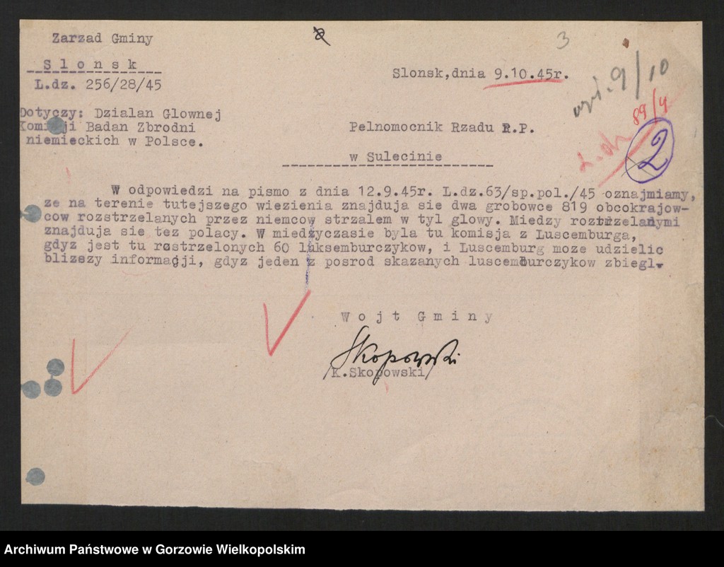 Obraz 5 z jednostki "Przestępczość polityczna (w tym sprawozdania obozu koncentracyjnego w Słońsku)"