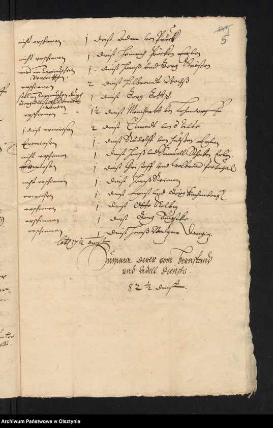 image.from.unit.number "Berichte in Kriegs-Sachen 1635 Februar. Wibranzen Sachen"