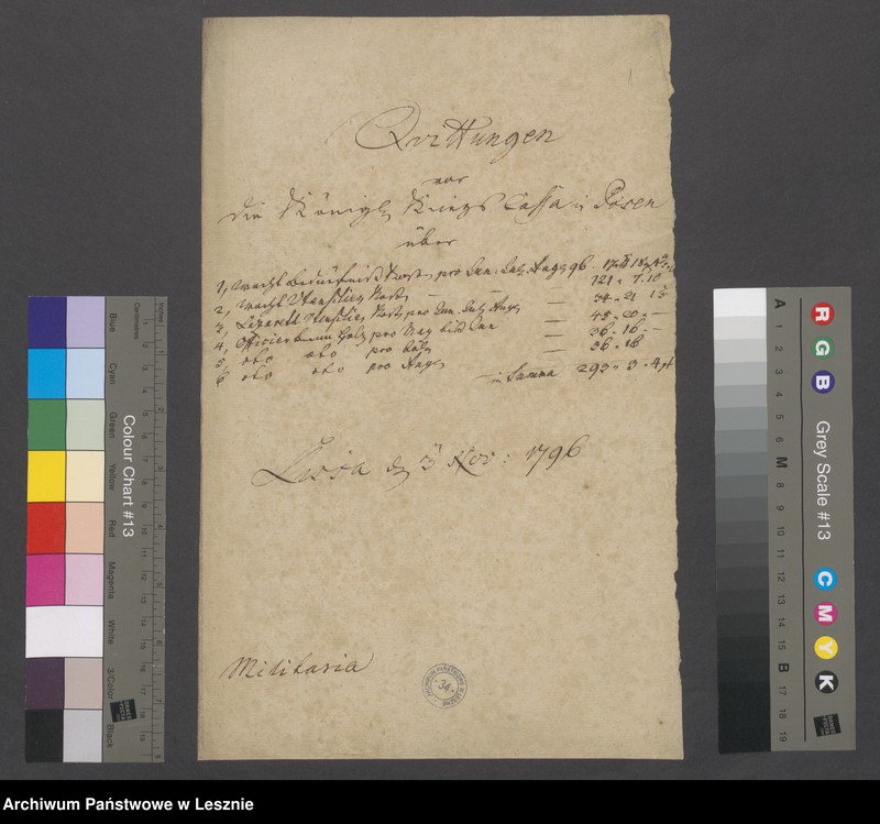 Obraz 4 z jednostki "[Anweisungen der Südpreussischen Kriegskasse]"