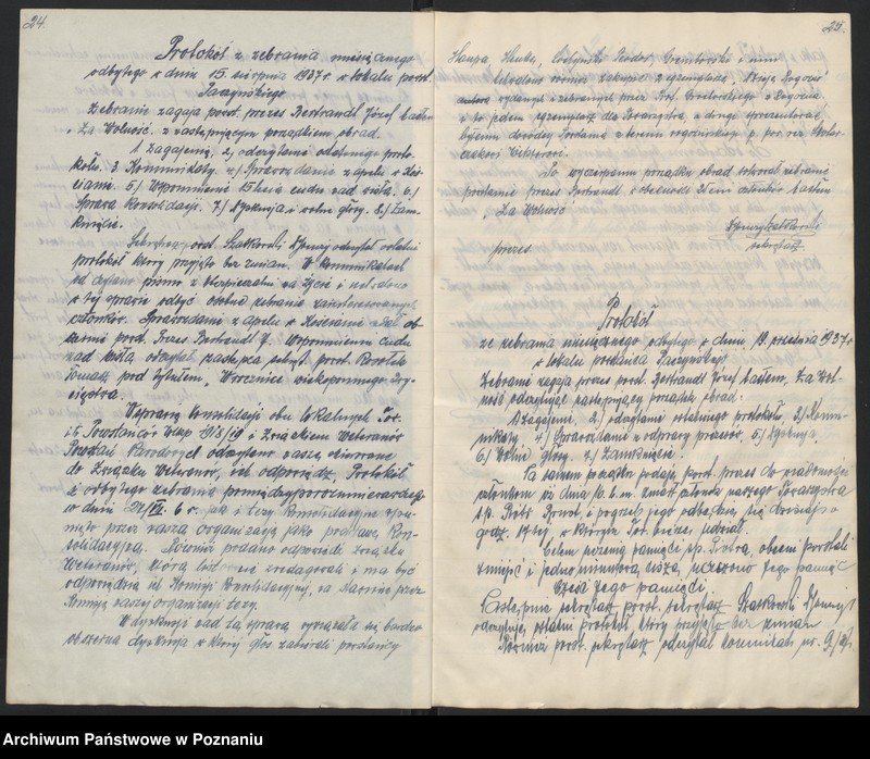 Obraz 16 z jednostki "Rogoźno, powiat Oborniki - akta koła [protokoły zebrań]"