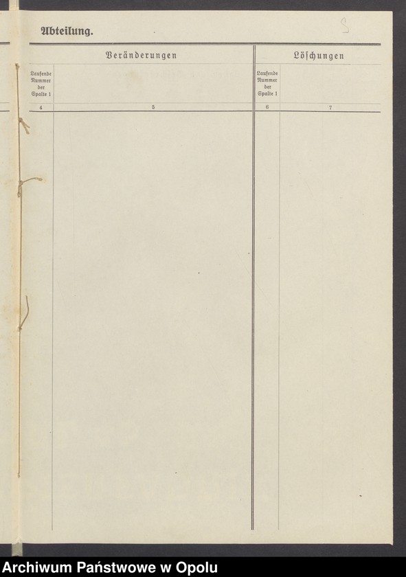 Obraz 11 z jednostki "Grund Akten das Grundbuchblatt (Altstadt 54) Zülz 1351 Besitzer: Adolf und Emilia Mehlich"