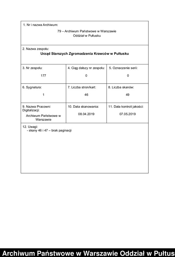 image.from.unit.number "Książka protokółów z sesji cechu (wybory starszych i zapisy wyzwolin czeladników, zapisy uczniów, przychody i rozchody cechów)"