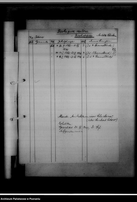 image.from.unit.number "Einziehungsprotokolle [ksiąg kościelnych] Kreis Ostrowo [Ostrów Wielkopolski]"