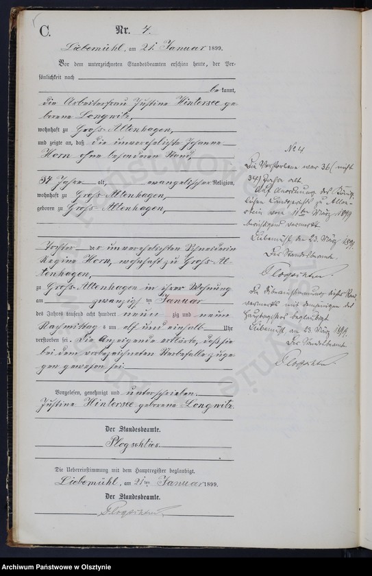 image.from.unit.number "Sterbe-Neben-Register Nr 1 - 65"