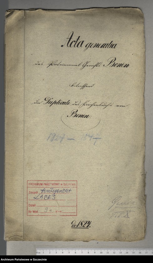 image.from.unit.number "Die Kirchenbuchs Duplicate von Bonin [Bonin]"