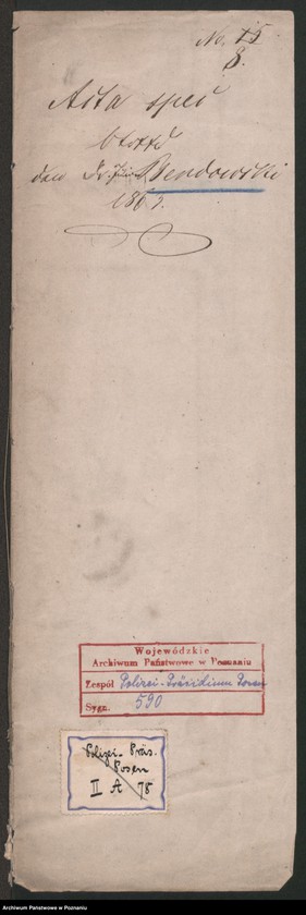 Obraz 2 z jednostki "A. betr. den Arzt Dr Julian Bendowski"