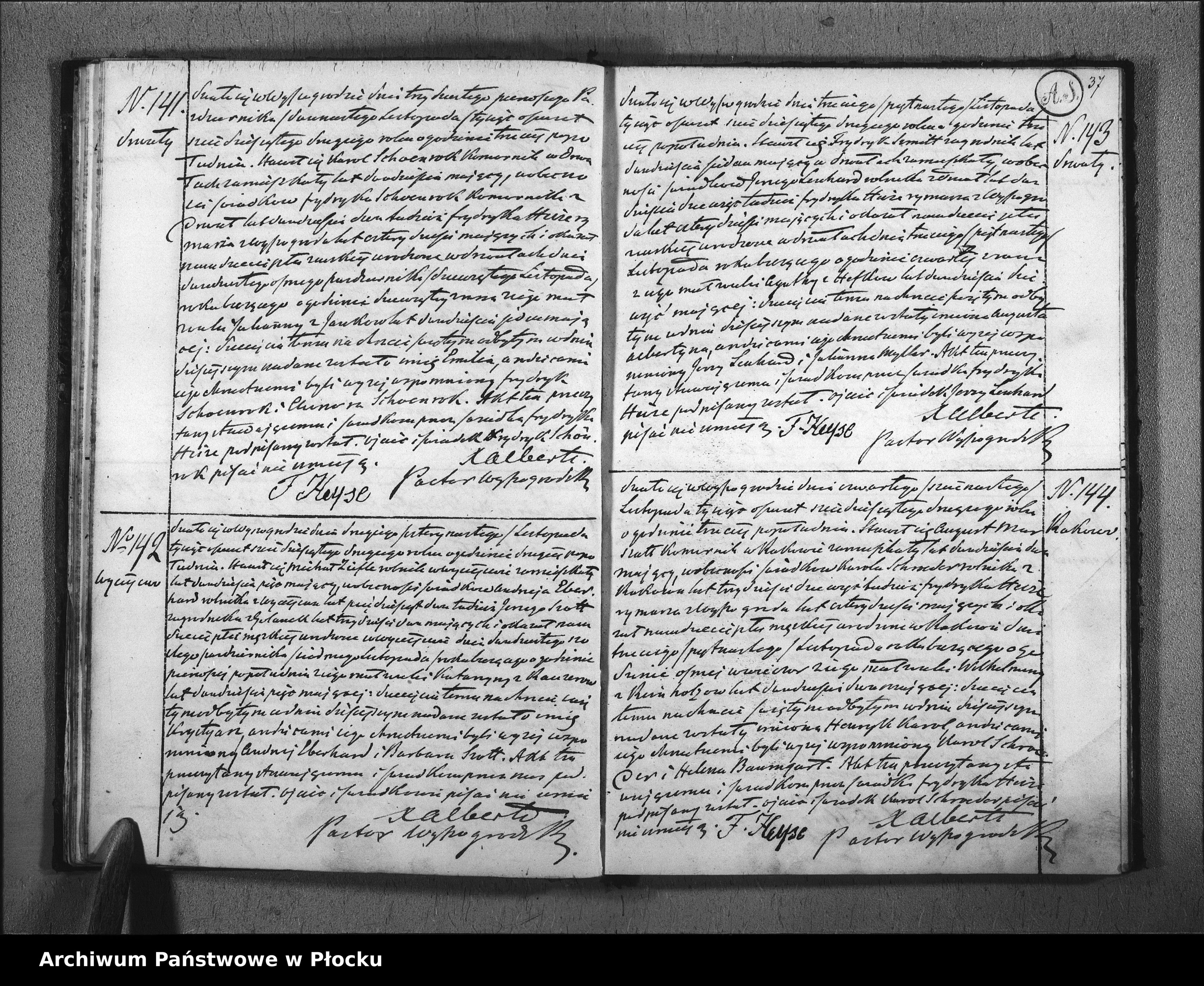 Skan z jednostki: Akta urodzeń, małżeństw i zgonów