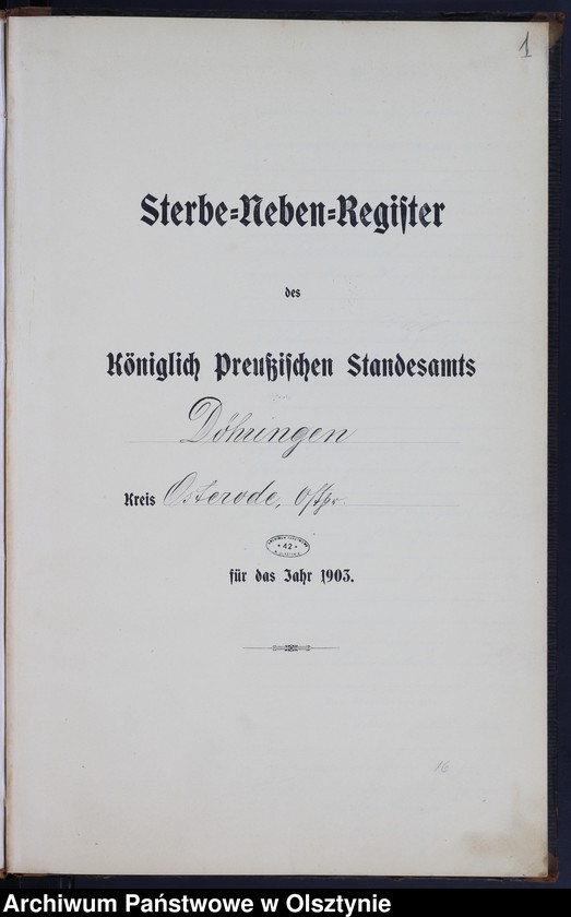 image.from.unit.number "Sterbe-Neben-Register Nr 1 - 21"