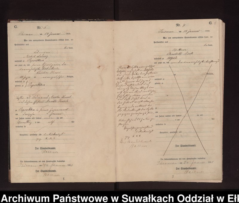 image.from.unit.number "Sterbe-Neben-Register des Preussischen Standes-Amtes Rydzewen Kreis Loetzen"