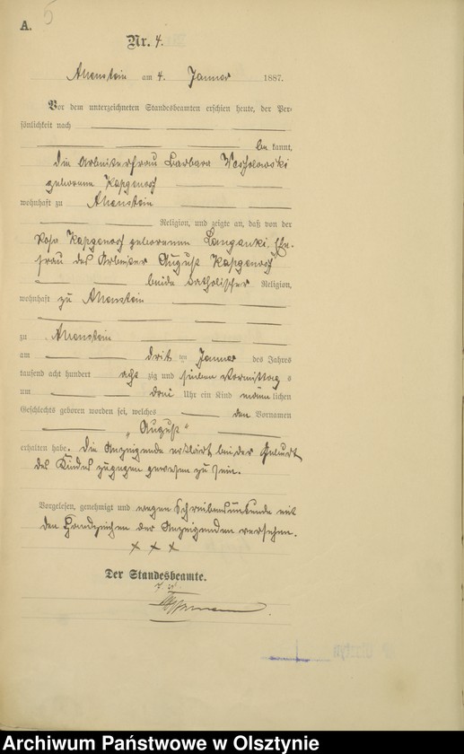image.from.unit.number "Geburts-Haupt-Register TomI,Nr 1 - 393"