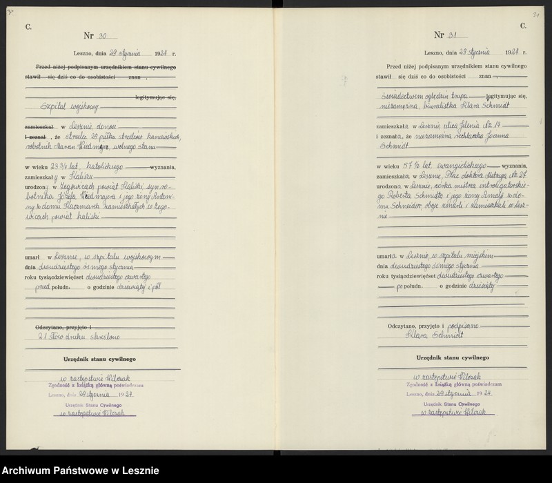 Obraz 18 z jednostki "Księga zgonów"