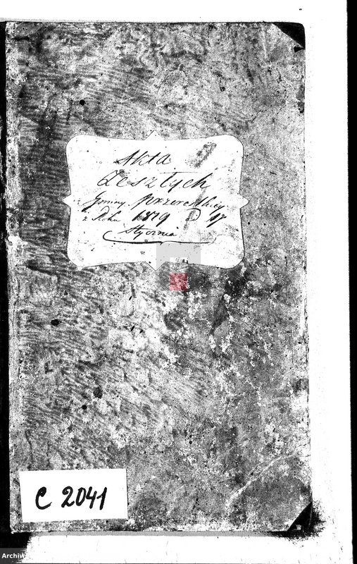 image.from.unit.number "Akta Zeszłych Gminy Przeroślskiey z Roku 1819 od 1- go Stycznia"