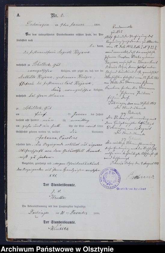 image.from.unit.number "Geburts-Nebne-Register Nr 1 - 85"