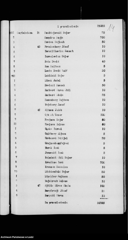 Obraz 18 z jednostki "Rejestr poborczy"