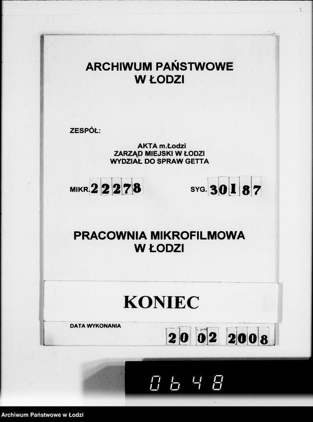 Obraz 18 z jednostki "Koresp.Radegast.[Dotyczy transportu starego obuwia oraz spodów do drewniaków]"