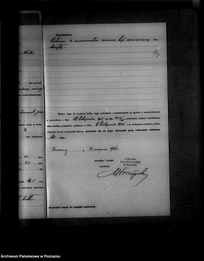 Obraz 18 z jednostki "Krzesiny powiat poznański własność Krych nr woj. kotła 5587"