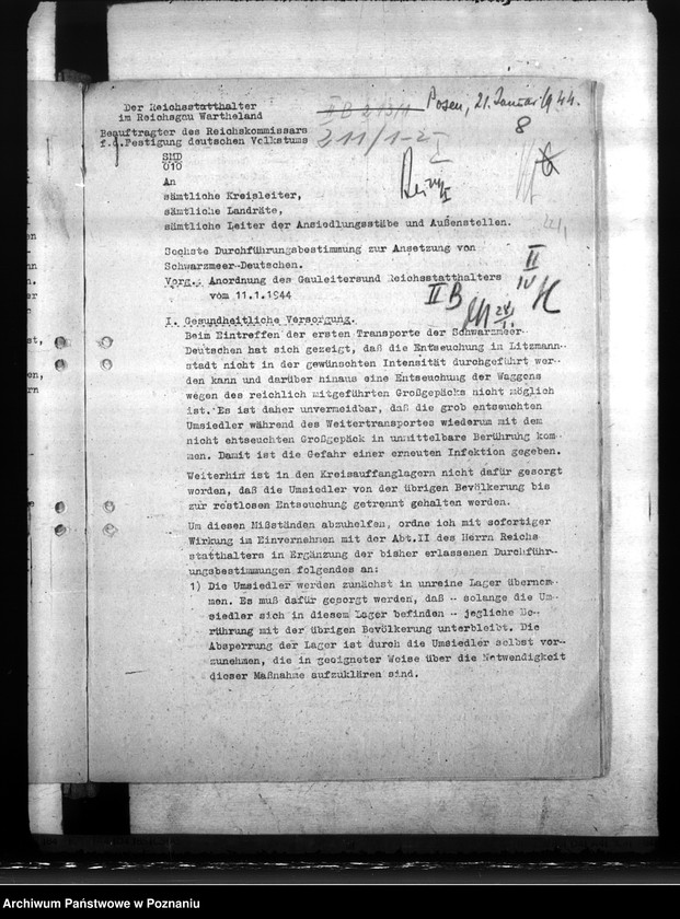 Obraz 12 z jednostki "Unterbringung der Schwarzmeerdentsche"