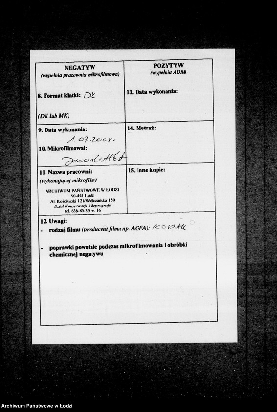 Obraz 3 z jednostki "Akta urodzeń"