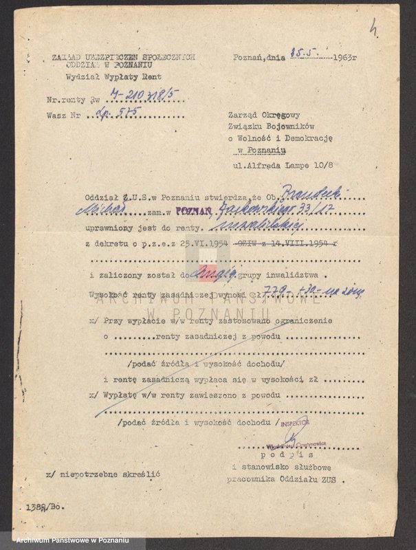 Obraz 20 z jednostki "Życiorysy powstańców wielkopolskich: B - tom V /Brandecki Michał - Brzozowski Jan/."