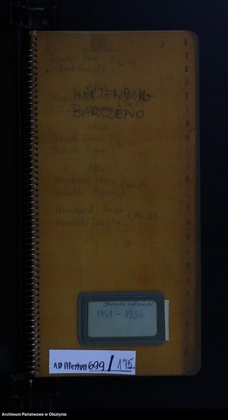 image.from.unit.number "Alphabetisches Namenverzeichnis zum Heiratsbuch"