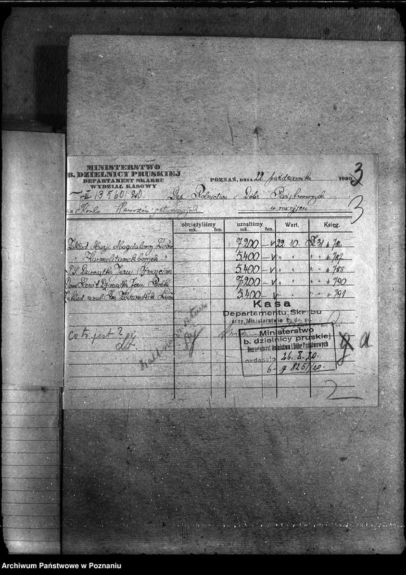 Obraz 7 z jednostki "Sprawy ogólno-administracyjne Sadzonki i fundusz nawozów sztucznych"