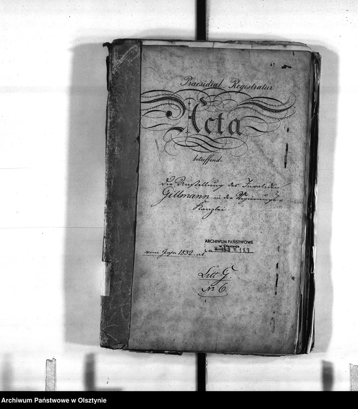 image.from.unit.number "Anstellung des Invaliden Gillmann [Johann Franz] in der Regierungs Kanzlei"