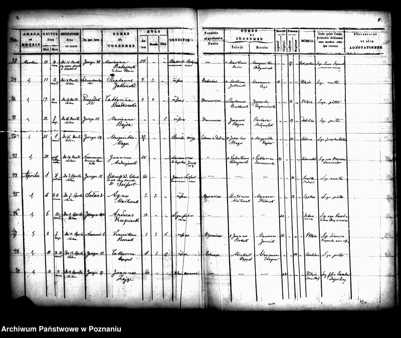 Obraz 6 z jednostki "Księga zgonów"