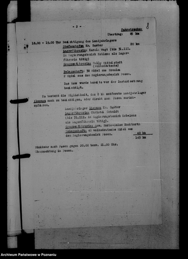 Obraz 12 z jednostki "Schriftwechsel. Stattsrat Schmit- Bodenstedt- Besuch im Warthegau"