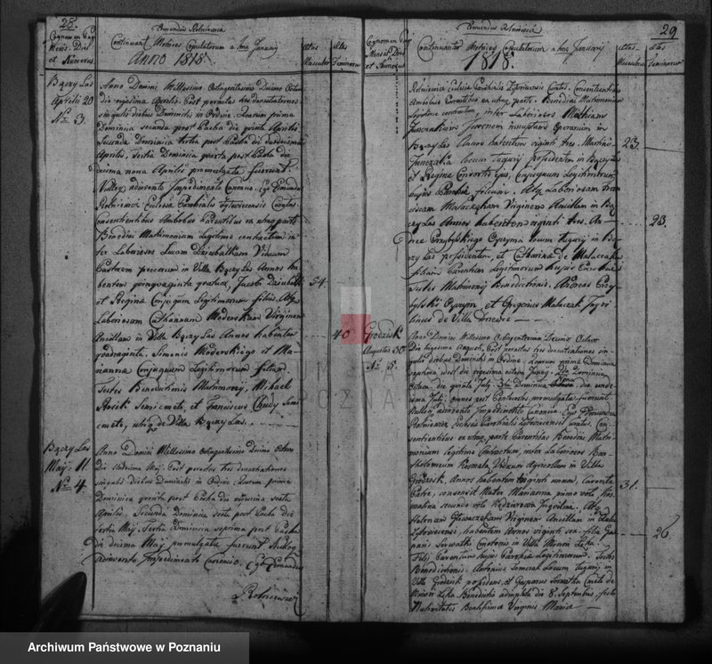Obraz 16 z jednostki "Liber baptisatorum, copulatorum, mortuorum"
