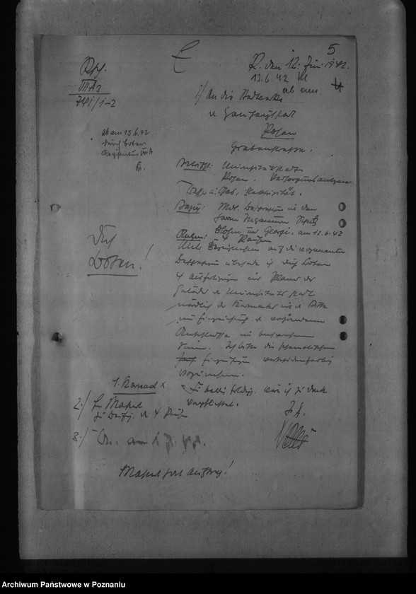 Obraz 9 z jednostki "Baupläne der Universitätsstadt Kornwerk - Posen"