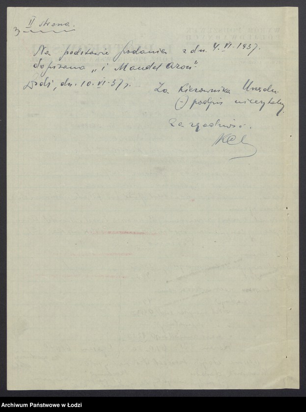 Obraz 5 z jednostki "Izrael Piotrkowski, Aron Mandel- wyrób i sprzedaż towarów półjedwabnych i podszewek"