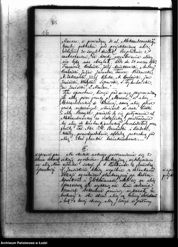 Obraz 19 z jednostki "[Protokoły posiedzeń członków Sekcji]"