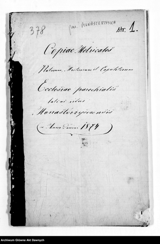 image.from.unit.number "Parafia: Monasterzyska. Dekanat: Buczacz. Kopie z ksiąg metrykalnych ur., śl., zg. dla miasta Monasterzyska i wsi."