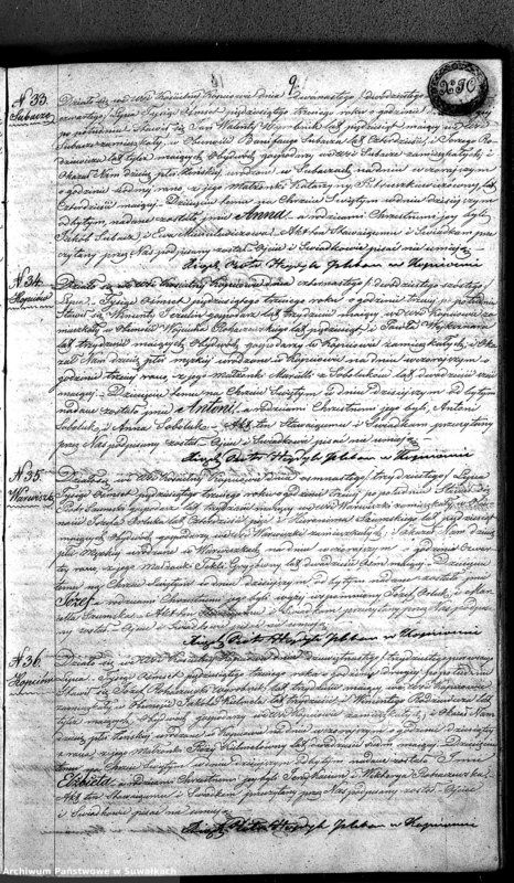 image.from.unit.number "Duplikat Aktów Urodzenia, Małżeństw i Zejścia Parafii Kopciowo R. 1853"