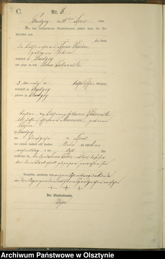 image.from.unit.number "Sterbe-Haupt-Register Nr 1 - 22"