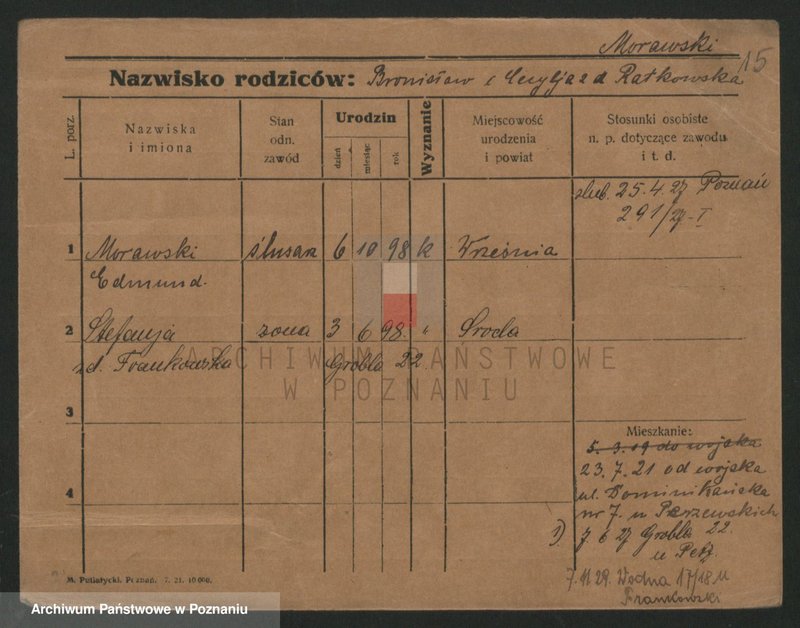 Obraz 15 z jednostki "Morawski - Morkowski"