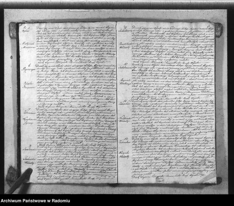 Obraz 4 z jednostki "Książka Duplikat Parafii Wysoka w powiecie Szydłowieckim Obwodzie Opoczyńskim Gubernij Sandomierskiej rok 1837 sporządzona"