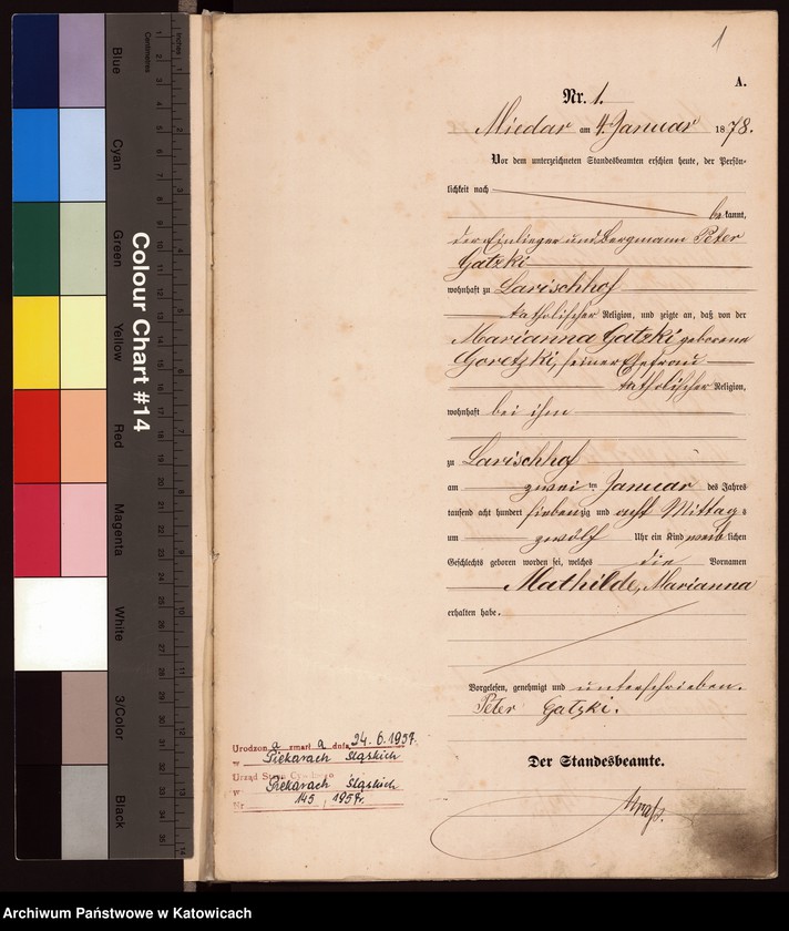 Obraz z jednostki "Księga urodzeń nr 1-70 (1878), 1-85 (1879), 1-51 (1880), 1-75 (1881)"