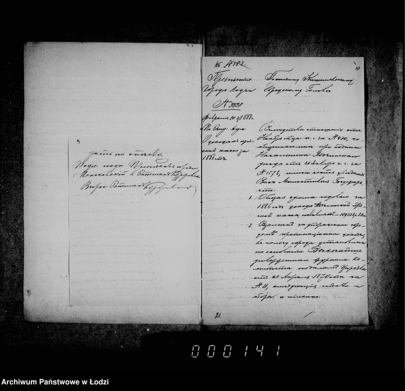 Obraz 11 z jednostki "Otčetnosti lodzinskoj gorodskoj kassy"