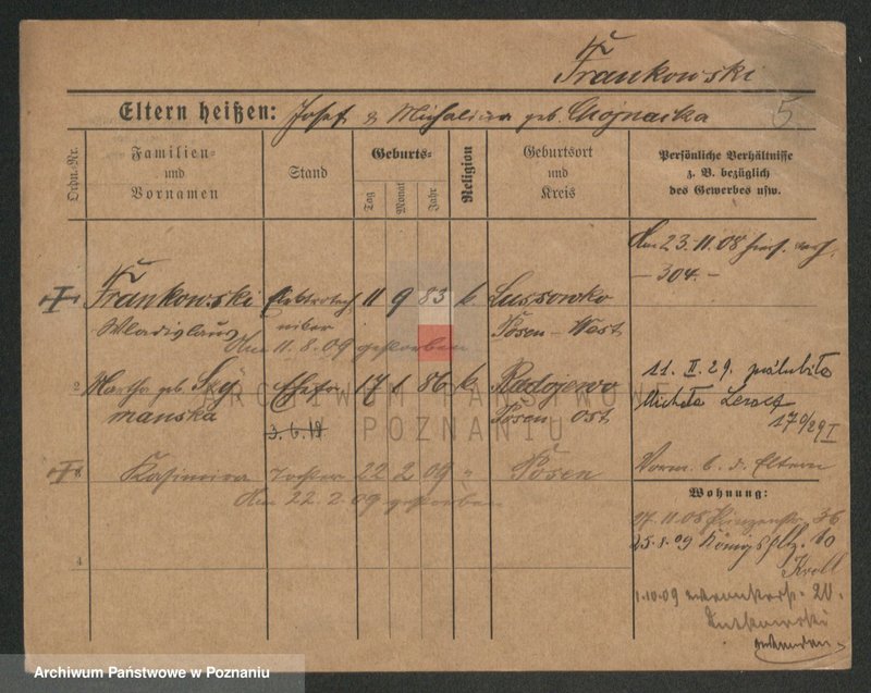 Obraz 7 z jednostki "Frankowski - Frąckiewicz"