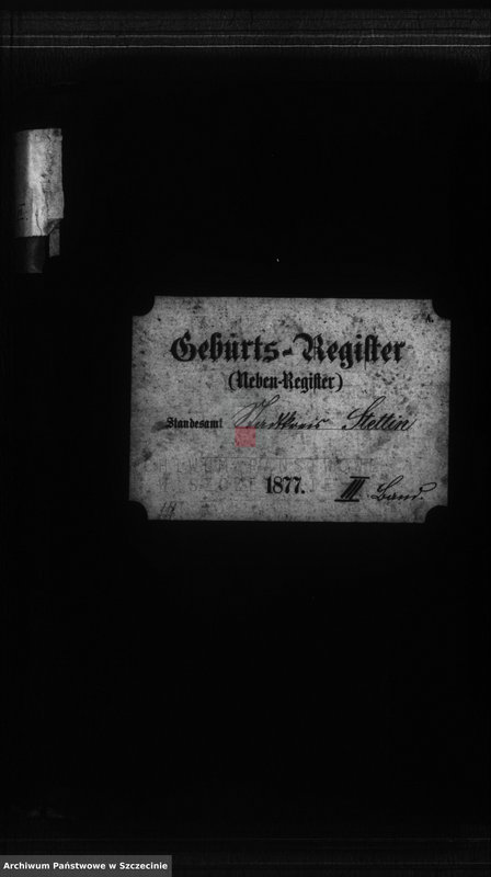 Obraz 2 z jednostki "Geburts-Register (Neben-Register) Band III"